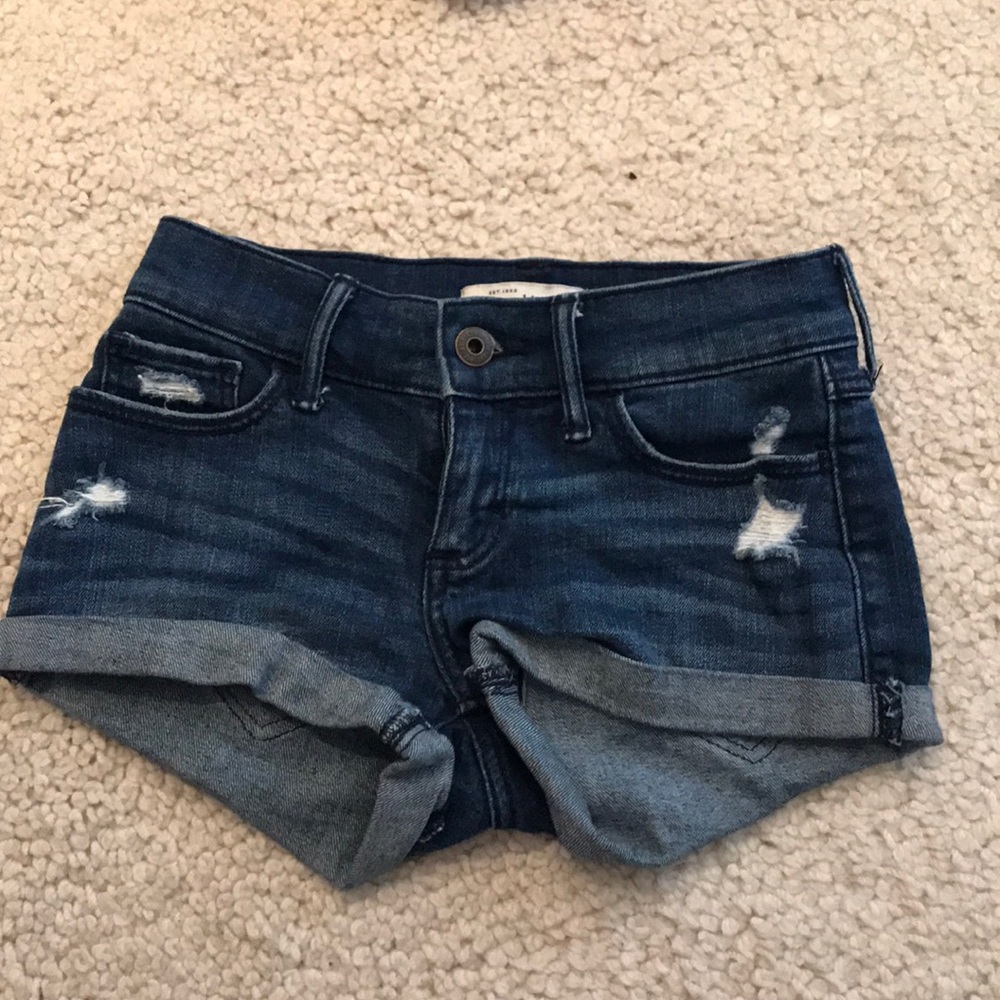 Size 12 Abercrombie kids jean shorts